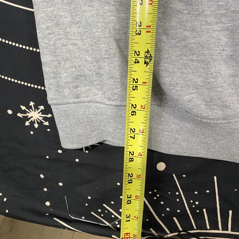 Carhartt Pull Over Hoodie Geay Mens Medium Loose Fit Utility Workwear - Picture 4 of 6